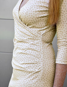 Robe portefeuille en jersey